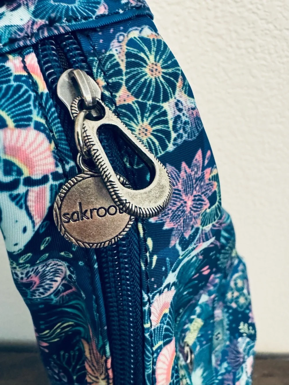 Sakroots The Sak Royal Blue Seascape Hobo Purse Bag